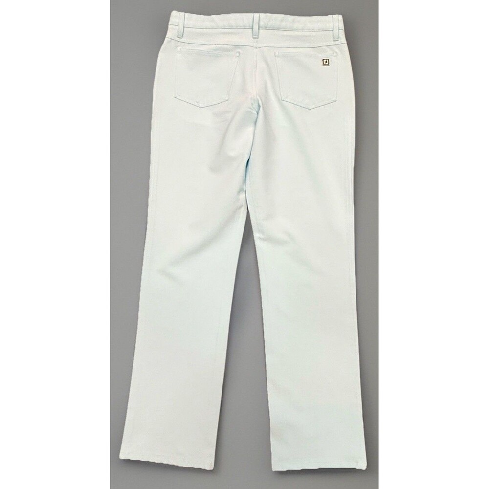 2–NEW FootJoy FJ Men’s 34X32 Athletic Fit Performance Pants Cobalt & Ice Blue - Picture 16 of 16